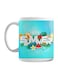 muGGyz Bowling Coach Printed Coffee Mug White/Black/Red 8x9.5x8centimeter