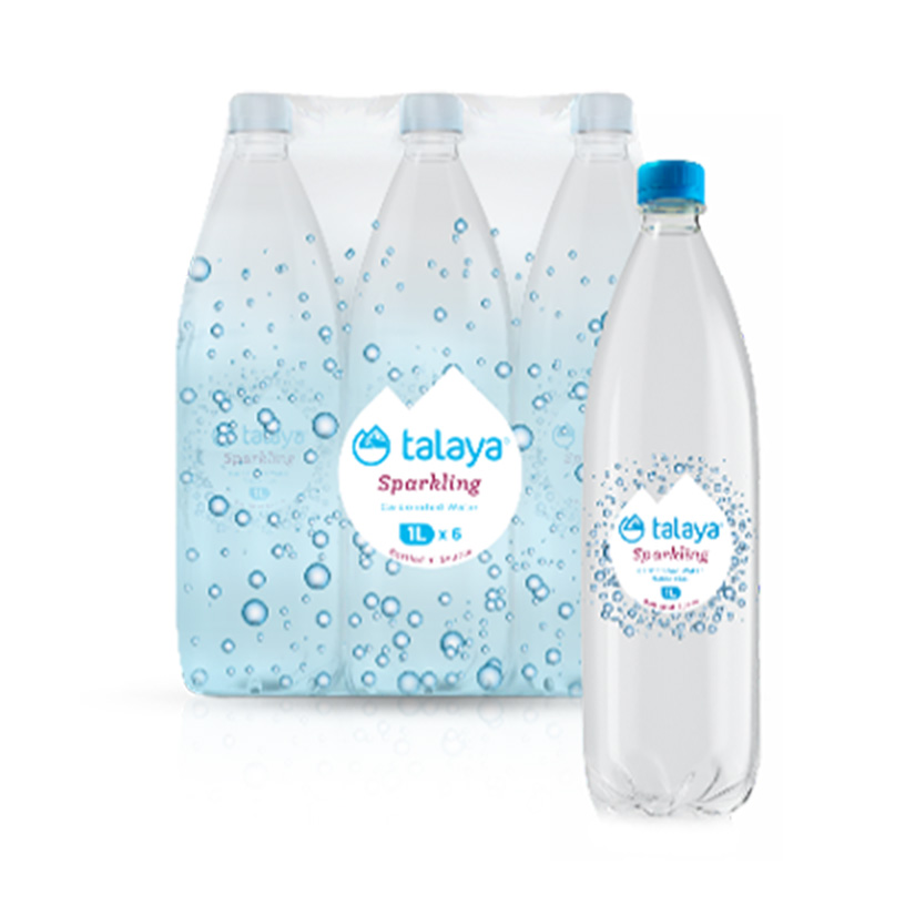 Talaya Sparkling Water Bottle 1L X6