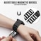 Replacement Stainless Steel Magnetic Metal Strap For Apple Watch Series 8/7/6/5/4/SE 45mm 44mm 42mm I Ultra Watch 49mm Black