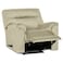 In House Velvet Rocking &amp; Rotating Recliner Chair - Light Beige - AB01