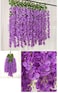 Aiwanto 12Pcs Flower Decoration Hanging Flowers for Home Decoration Artificial Flowers