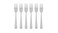 Salad/dessert fork, stainless steel16 cm,6pack