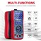 AstroAI Digital Multimeter TRMS 6000 Counts Volt Meter Ohmmeter Auto Ranging Tester  Accurately Measures Voltage Current Resistance Diodes Continuity Duty Cycle Capacitance Temperature for Automotive