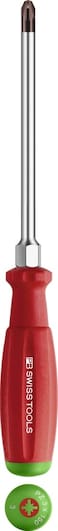 PB Swiss Tools  8192.S 2-100 SwissGrip screwdriver with hexagon portion Pozidriv size PZ2