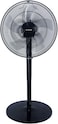 Khind Pedestal Stand Fan, 16 Inch, 2-In-1 Convertible Table Cum Stand Fan, 16-Inch - 5 Leaf Blade, Finger Safe Grills, Automatic Oscillation, For Home And Office, Black - SF1663G