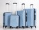VIPTOUR Set of 4 ABS Trolley Luggage With Number Lock 20,24,28,32 Inches