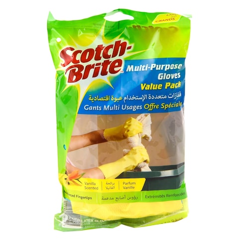 3M Scotch-Brite Multi-Purpose Gloves Vanilla Scented Large 2 PCS