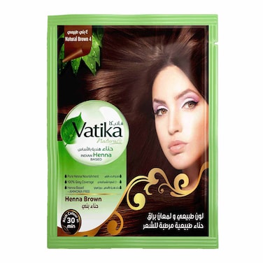 Vatika Henna Hair Color - 04 Brown - 10 gm