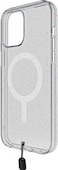 BodyGuardz Carve Glitter designed for iPhone 15 PRO compatible with MagSafe case cover with Lanyard - Glamfetti