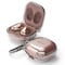 Ringke - Hinge Case Designed for Galaxy Buds Live (2020) Case Hard Shell Protective Cover with Keychain Carabiner - Clear