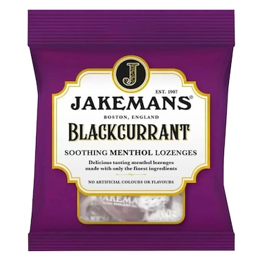 Jakemans Blackcurrant Soothing Menthol Lozenges 73G