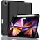 TRON Case Compatible with iPad Pro 11 Case 2022/2021/2020 with Pencil Holder, For iPad Pro 11 Inch Case 3rd/2nd Gen, Trifold Stand Protective Case with Soft TPU Back, Auto Wake/Sleep, Black