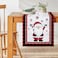 Santa Claus Christmas Table Runner - Cotton Table Cover, Dining Decor - Festive Indoor and Outdoor Christmas Party Decoration for Home and office