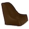 In House Harvey Velvet Bean Bag Chair - Medium - Brown