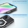 Remson Mag-X Magnetic Hybrid Protective Clear Case Military Grade Protection Compatible For iPhone 14 - Clear