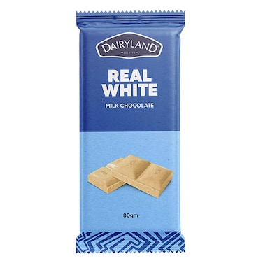 Dairyland Real White Milk Chocolate 80G