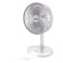 Sanford Rechargeable Mini Stand Fan With LED Light White 6inch