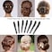 12Pcs Black Hair Grip Clips Hairdressing Sectioning Cutting Clamps Professional Plastic Salon Styling Hair Grip Clips