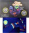 
Party Time 6 Pieces Neon Colors Glow in the Dark Face and Body Paint Halloween Make-Up for Halloween Parties, Events and Accessories (25 ml.)