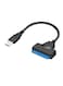 Generic Usb 3.0 To Sata 7+15Pin Hard Disk Cable Converter Black