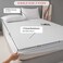 Luna Home-Single Size 3 Piece Set, Bedsheet with 2 Pillow Cases, White Color