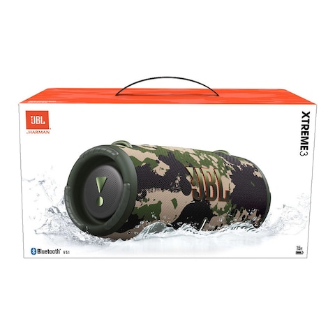 JBL Xtreme 3 Portable Bluetooth Speaker Waterproof With Massive JBL Original Pro Sound and Immersive Deep Camouflage