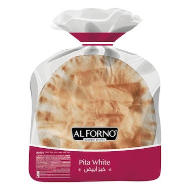 Al Forno Pita Bread White Large 835GR