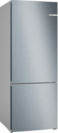 Bosch Series 4 Free-Standing Fridge With Freezer At Bottom, 186X70Cm, Stainless Steel Look, KGN55VL21M 1 Year Manufacturer Warranty