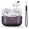 Monocarbon Real Carbon Fiber For Airpods Pro 2nd Generation Case (2022) Airpods Pro 2 Case Cover With Lanyard - Matte Purple