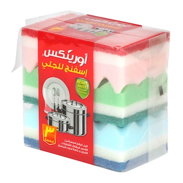 Orinex sponge scourer 3 pieces