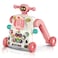 Teknum 3 - IN - 1 Baby Walker / Learning Table Mode / Game Panel Mode with Musical keyboard - Pink