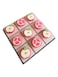 Creative Wooden Base Tic Tac Toe With Seasonal Fruits Slide Tic Tac Toe