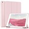 TRON Case For iPad 9th Generation 2021 / iPad 8th Generation 2020 / iPad 7th Generation 2019, Auto Sleep/Wake, Slim Soft Back Smart Cover, iPad 10.2/10.5'' 2017 Case With Pencil Holder, Pink