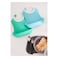 Twistshake Baby Bibs 4+ Months 2 Pieces Pastel Blue/Green