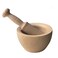 Serra Quintana Wooden Mortar And Pestle, 15cm