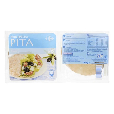 Carrefour Pita Breads 66.7g x Pack of 6