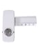 Generic Automatic Toothpaste Dispenser And Toothbrush Holder White 155x60x60centimeter