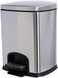 Grace Kitchen Stainless Steel 8 Liters Step-On Stainless Steel Foot Pedal Trash Bin