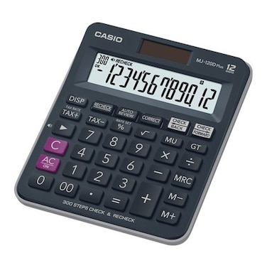 Casio MJ-120D Plus, 12 Digits Check Calculator