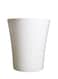 vsell24&nbsp;Vibrant White Plastic Flower Pot - Durable and Lightweight-Large