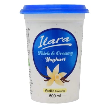 Ilara Thick And Creamy Vanilla Yoghurt 500Ml