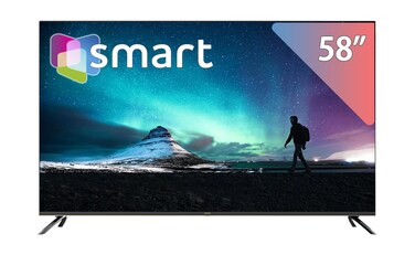 Syinix 58-inch 4K UHD Smart TV with Android OS and Built-in Receiver - 58A1S