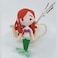 Handmade Natural Cotton Crochet Mermaid Toy Doll for Baby Friend Amigurumi Crochet Sleeping Buddy for Kids and Adults, 25cm