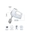 Kion Hand Mixer 1.7L, 300W, KHR/5006, White