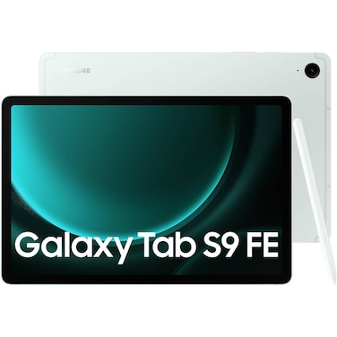 Samsung Galaxy Tab S9 FE Tablet, 128GB, Mint, 6GB RAM, 10.9-Inch, 8 MP Camera, TFT Display, Wi-Fi Only