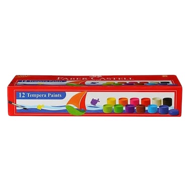 Faber Castell 144112 Tempera Paint Set 12 Piece