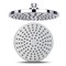 Generic-High Pressure Shower Head 8 Inch Rain Showerhead G1/2 Adjustable Bathroom Shower Head Spray Showerhead Polished Chrome Bath Rain Round Shower Head Replacement