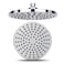 Generic-High Pressure Shower Head 8 Inch Rain Showerhead G1/2 Adjustable Bathroom Shower Head Spray Showerhead Polished Chrome Bath Rain Round Shower Head Replacement