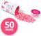 HASPRO [50 PAIRS] Eco-Friendly Bulk Pack, Ultra Soft Foam Earplugs in GIGA Tube with Carry Case, Best Earplugs for Noise Canceling, Snoring, Work, DIY, Noise Reduction SNR 38dB (Pink)