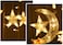 Crescent Moon Star Curtain LED Fairy Lights Ramadan D&eacute;cor 2.5M